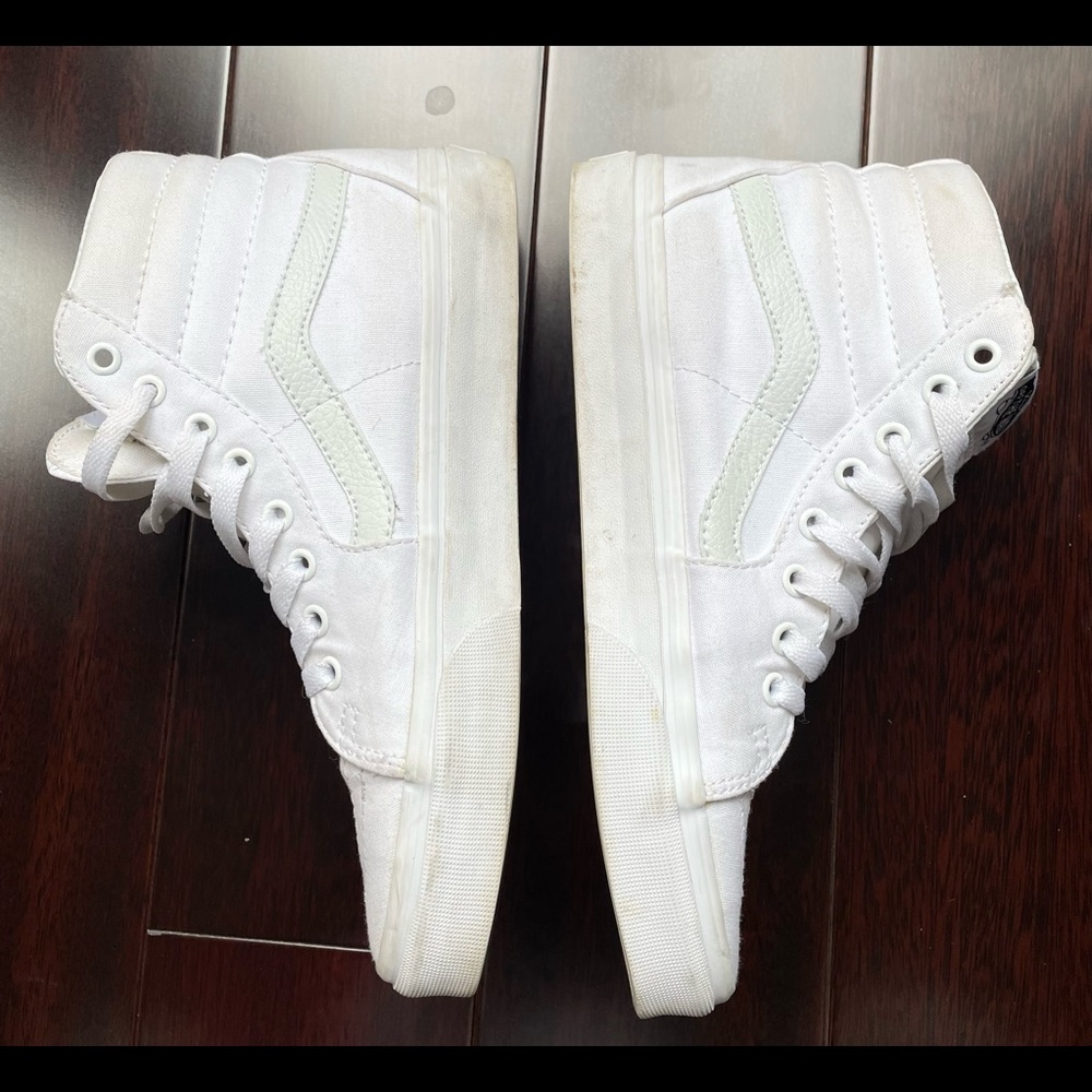 White High Top Vans - Picture 2 of 4
